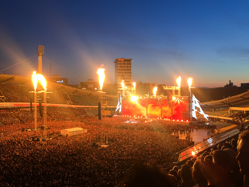 Konsert med Metallica på Ullevi i Göteborg