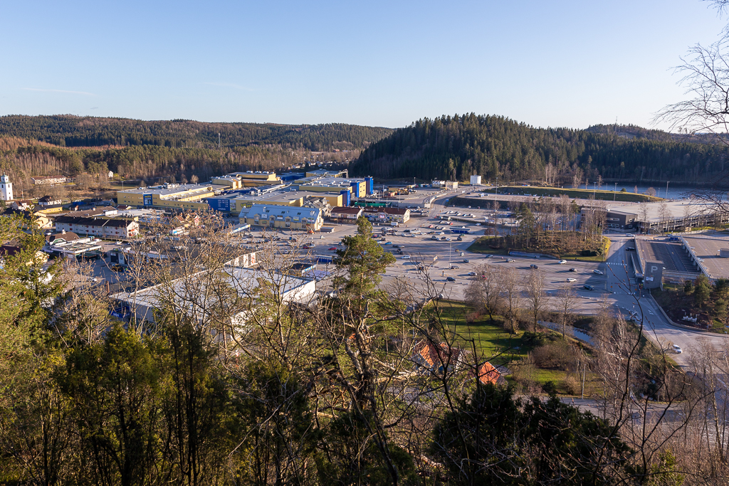 Utsikt över samhället Ullared